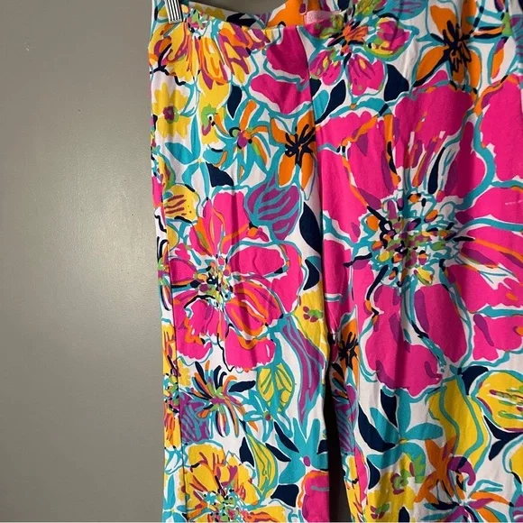 Lilly Pulitzer Georgia May floral wide leg Pant - Picture 2 of 10